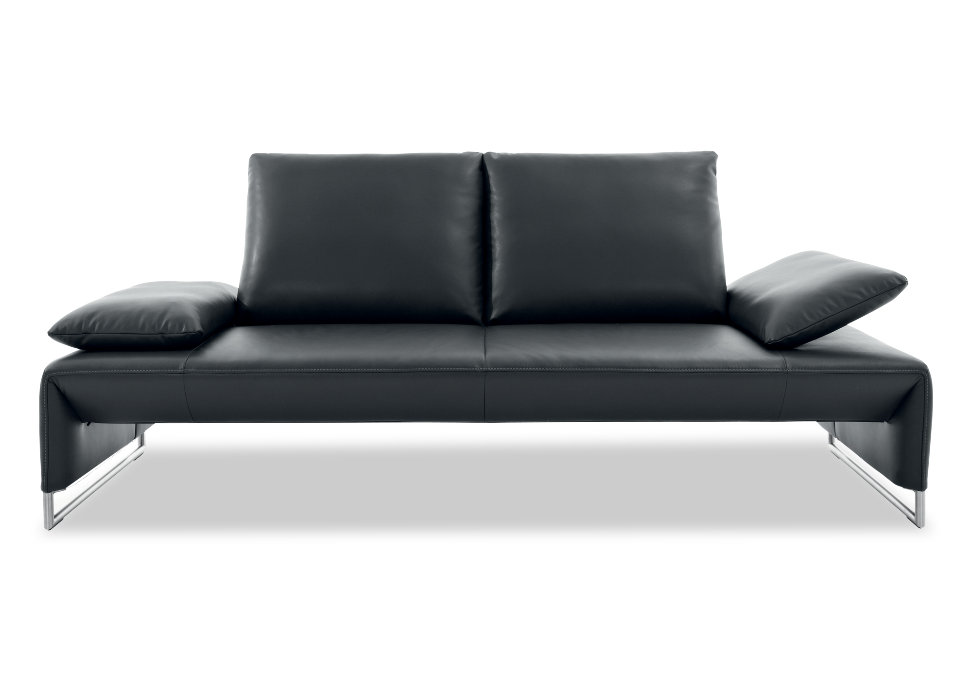 Er Sofa Ramon Leder Kufe In Edelstahloptik M Bel Gallati