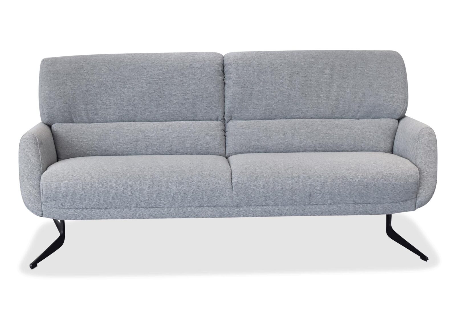 3er Sofa Dacia  preiswert und modern. Bezug: Stoff. Farbe: Graublau. Erhältlich bei Möbel Gallati.