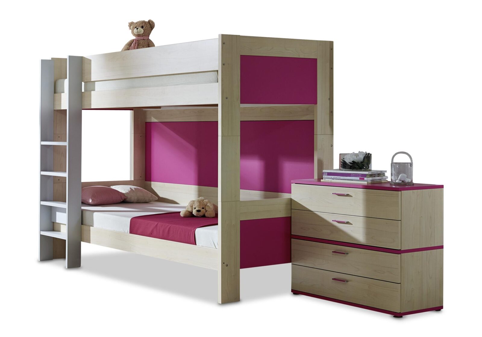 Studio Color Fun – immer schön kombiniert. Decor Ahorn  pink. 2 Teile. Erhältlich bei Möbel Gallati.